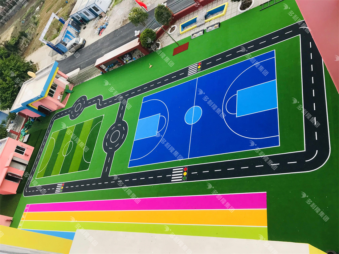 幼儿园户外场地设计,幼儿园人造草坪